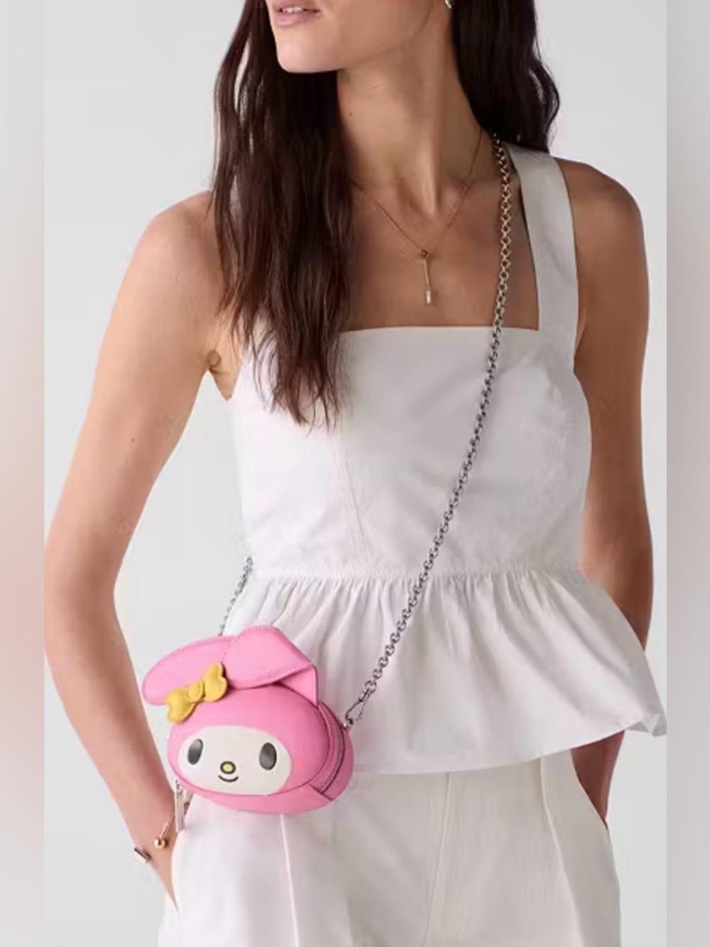 Hello Kitty And Friends X Kate Spade New York 3D My Melody Mini Crossbody Bag - Picture 15 of 17